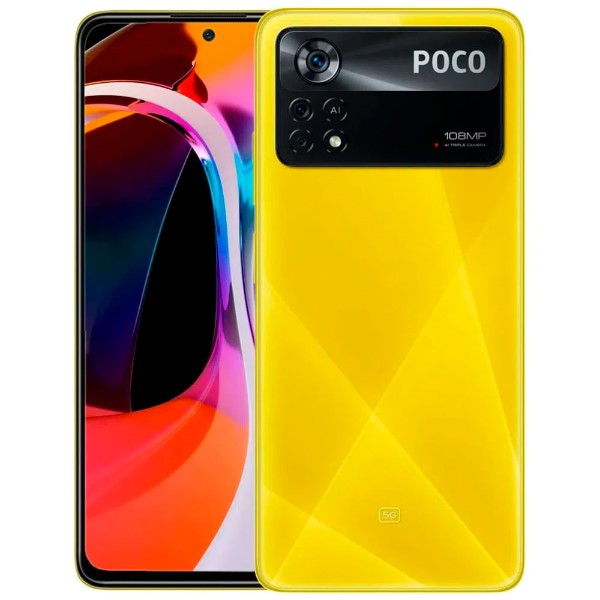 Análisis y review del smartphone Poco X4 Pro en color amarillo
