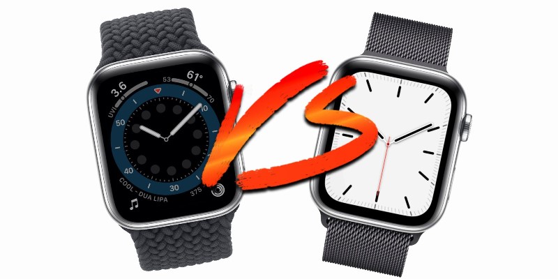 Apple Watch Series 6 vs Series 5 : quelle est la plus petite et la plus légère ?