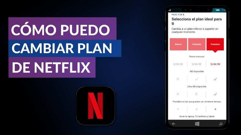 How to change plans on Netflix