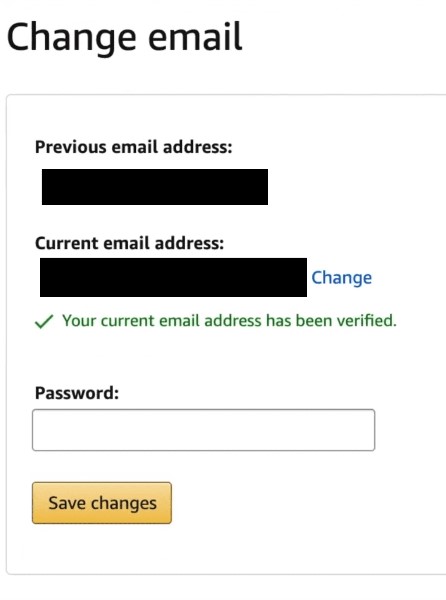 How to change your email on Amazon