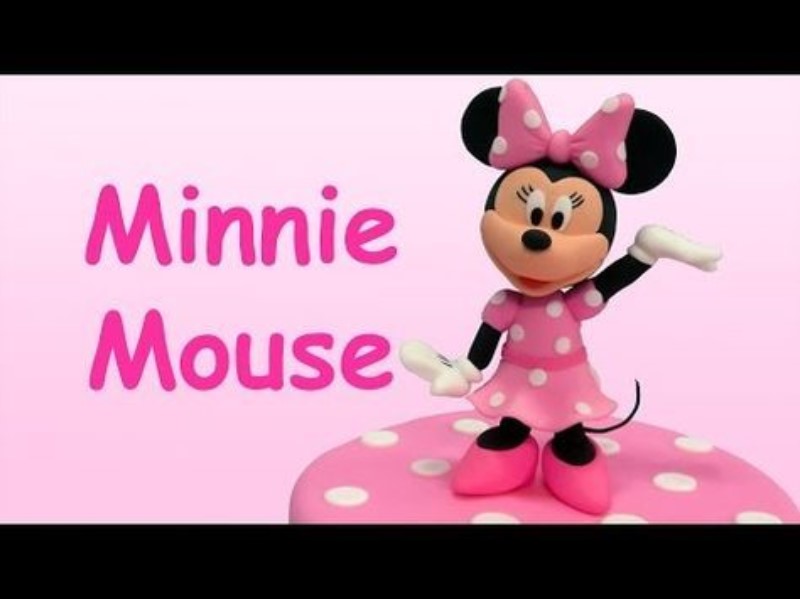 How to make Minnie Mouse toppers to decorate cakes in an easy and fun way