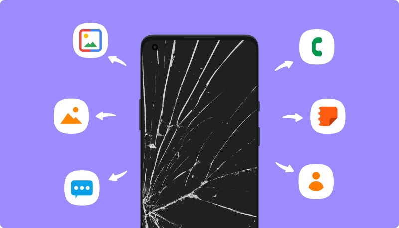 Comment récupérer les données d'un mobile avec un écran cassé