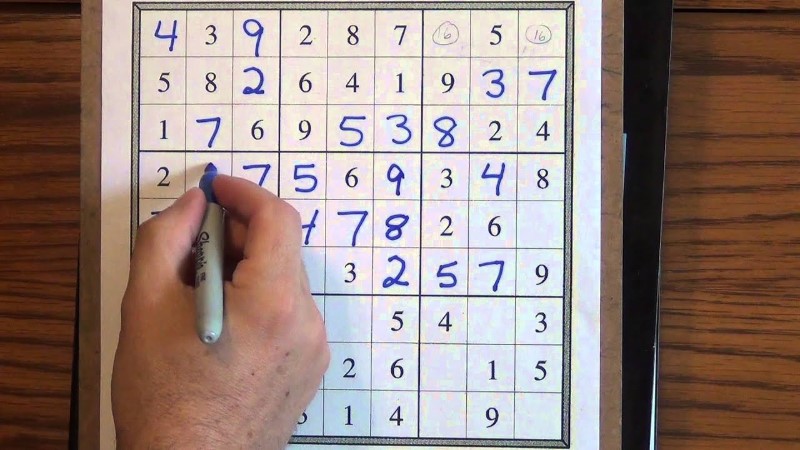 How to solve a mathematical Sudoku step by step