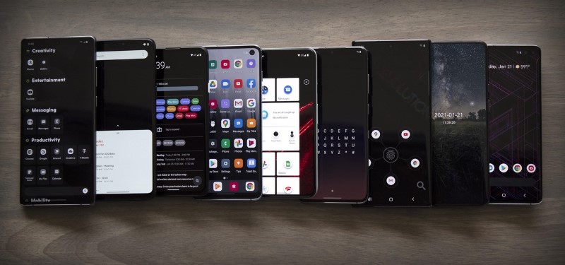 Comparison of the most popular launchers for Android in 2021