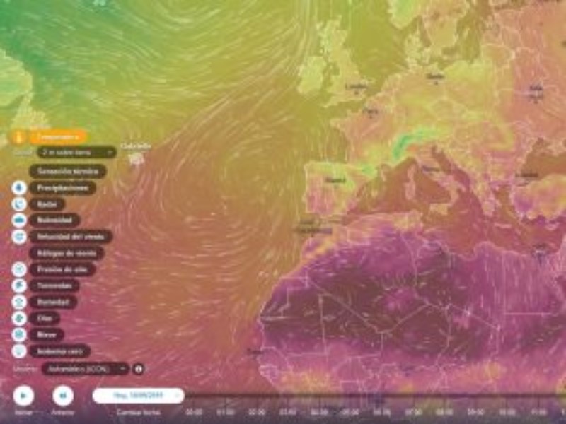 Kondisi cuaca ekstrim secara real time