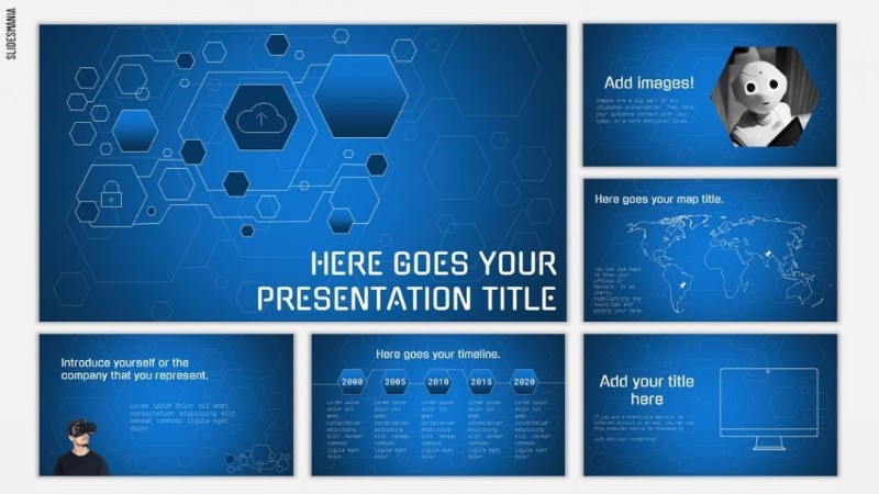 Templat PowerPoint untuk presentasi bisnis