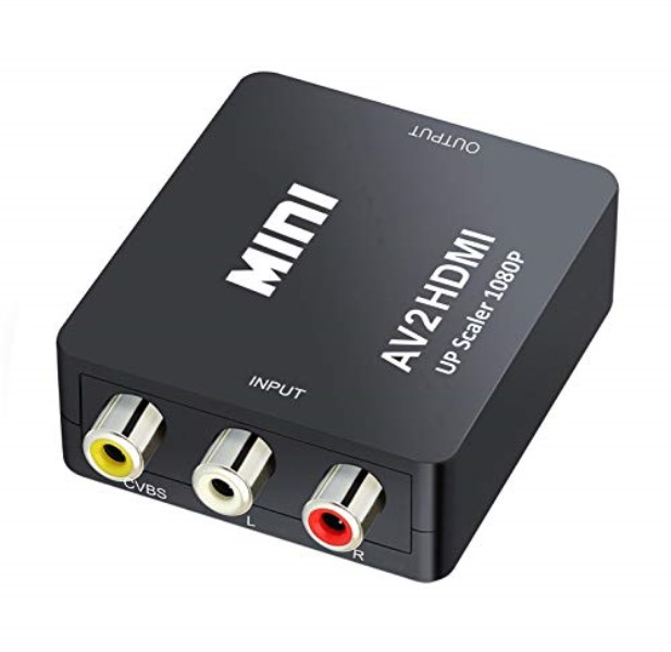Quali dispositivi possono essere collegati con un connettore RCA a un televisore con ingresso HDMI?