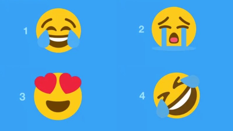 Top 10 most popular blue emojis