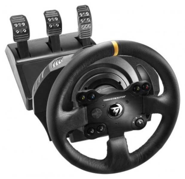 Steering wheels compatible with Xbox 360 and Xbox One
